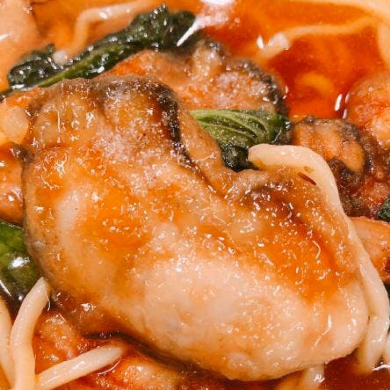 牡蠣そば(小花)