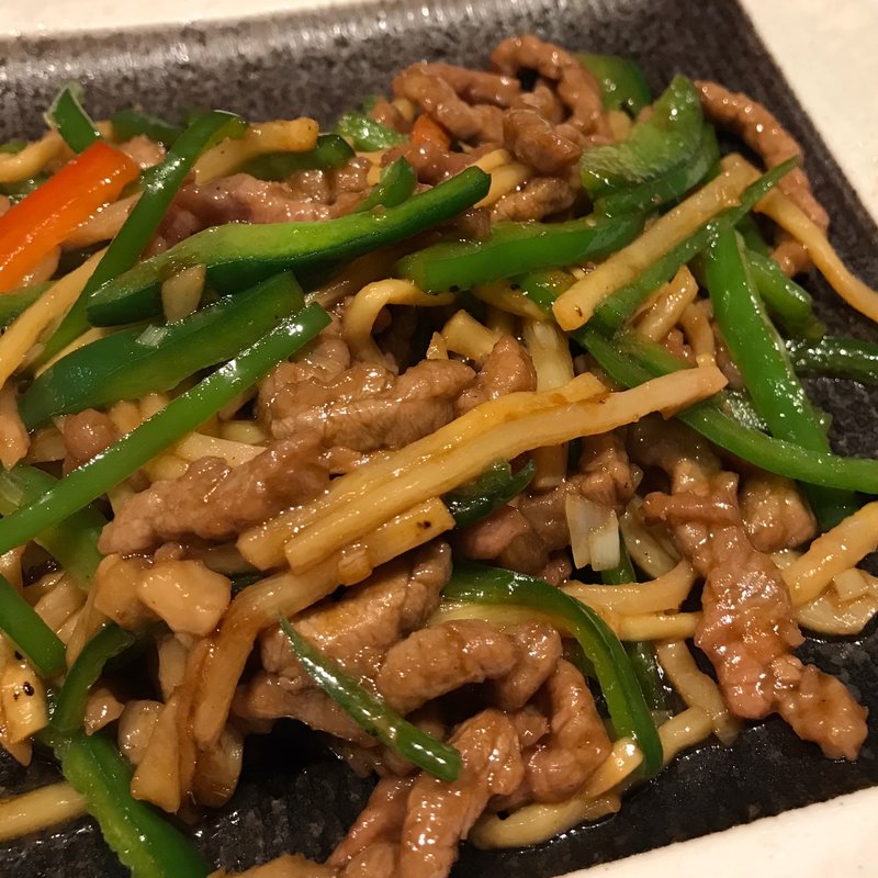 青椒肉絲(大阪王 京橋総本店)
