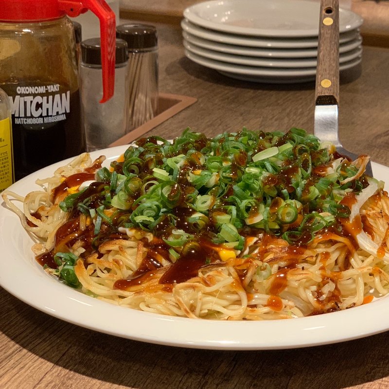 ネギかけお好み焼き(みっちゃん総本店 広島新幹線名店街店 )
