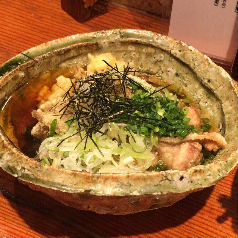 鶏もも肉と茄子の揚げおろし(前菜坊 風神)