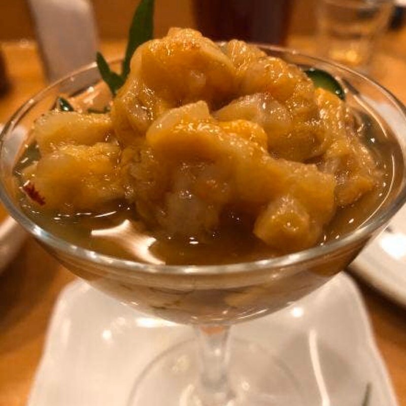 ホヤの酢の物(旬菜庵あさの)