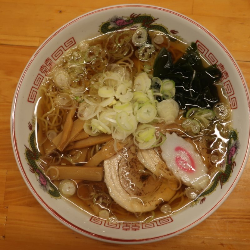 中華そば正油(とらじ食堂)