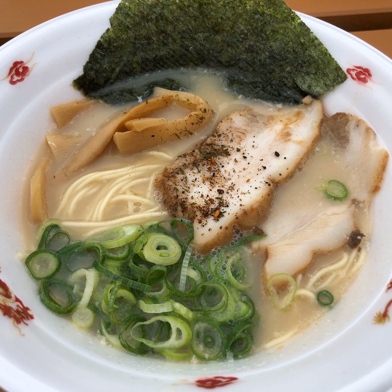 別邸三く豚骨ラーメン真真マシーンの大阪だしとんこつらーめん(関西ラーメンダービー2019)