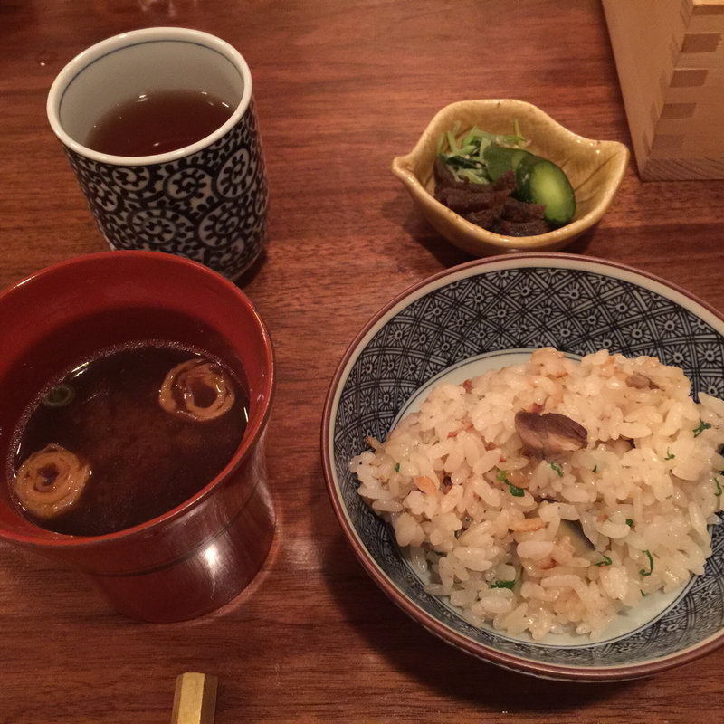 ご飯と汁物(味勧屋)