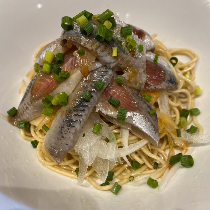 いわしそば(寿製麺よしかわ 西台駅前店)