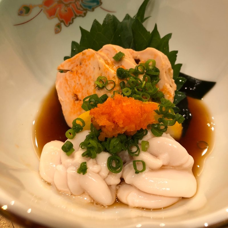 あん肝、白子(（有）菊寿司)