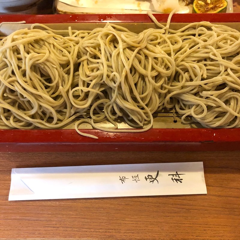 もり蕎麦(布恒更科)