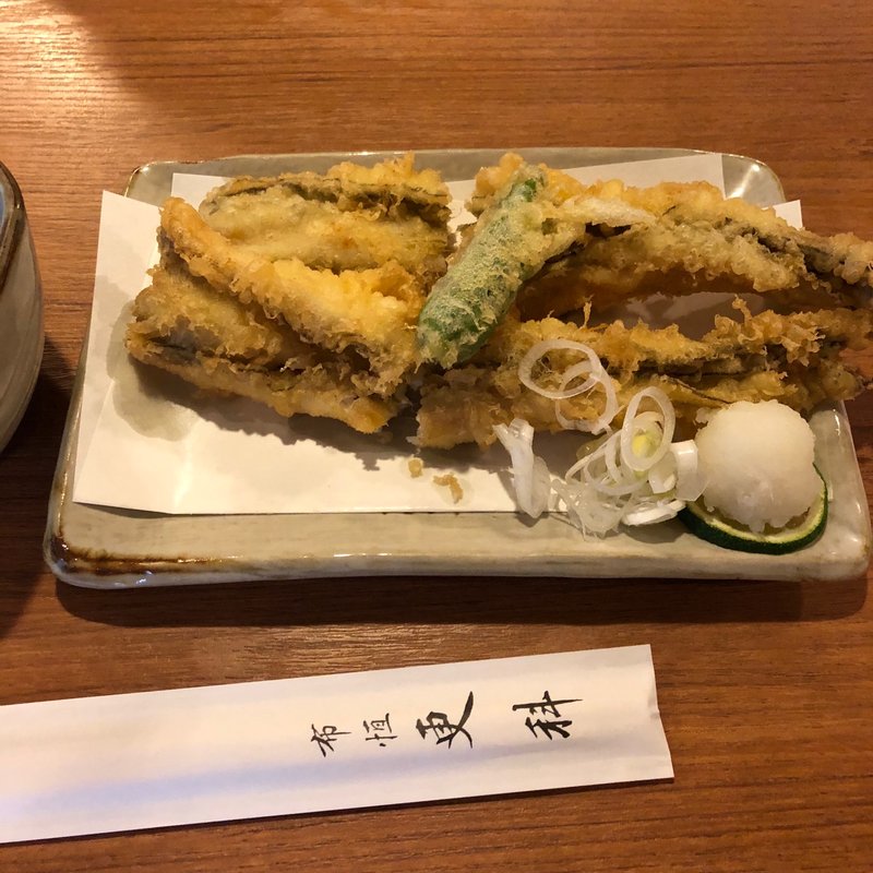 穴子天(布恒更科)