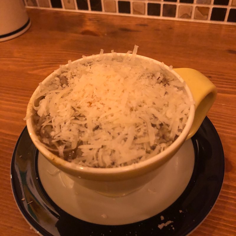 パルミジャーノチーズ&牛すじカレー(ザ・旨いもんバル×the 肉丼の店 下北沢店)