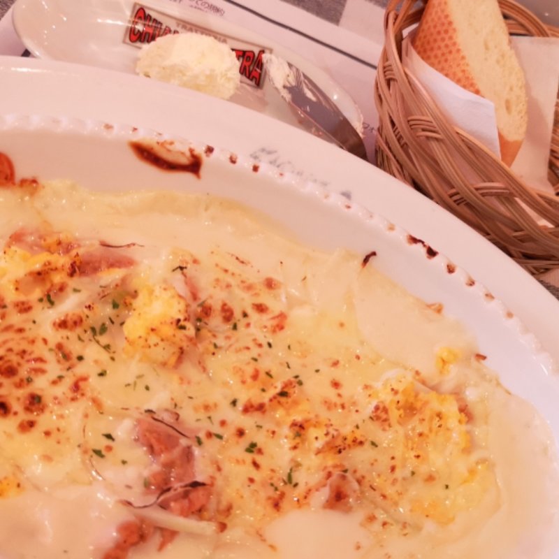 ツナ、オニオン、玉子のグラタン(キャンティ・ピエトラ)