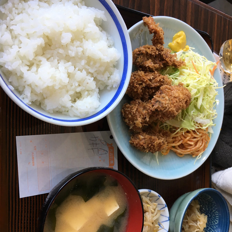 カキフライ定食(万福食堂 （マンプクショクドウ）)
