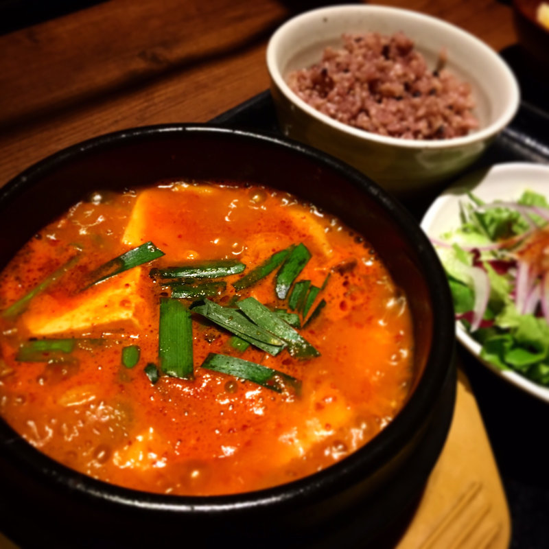 元祖純豆腐定食(五韓満足 田町店)