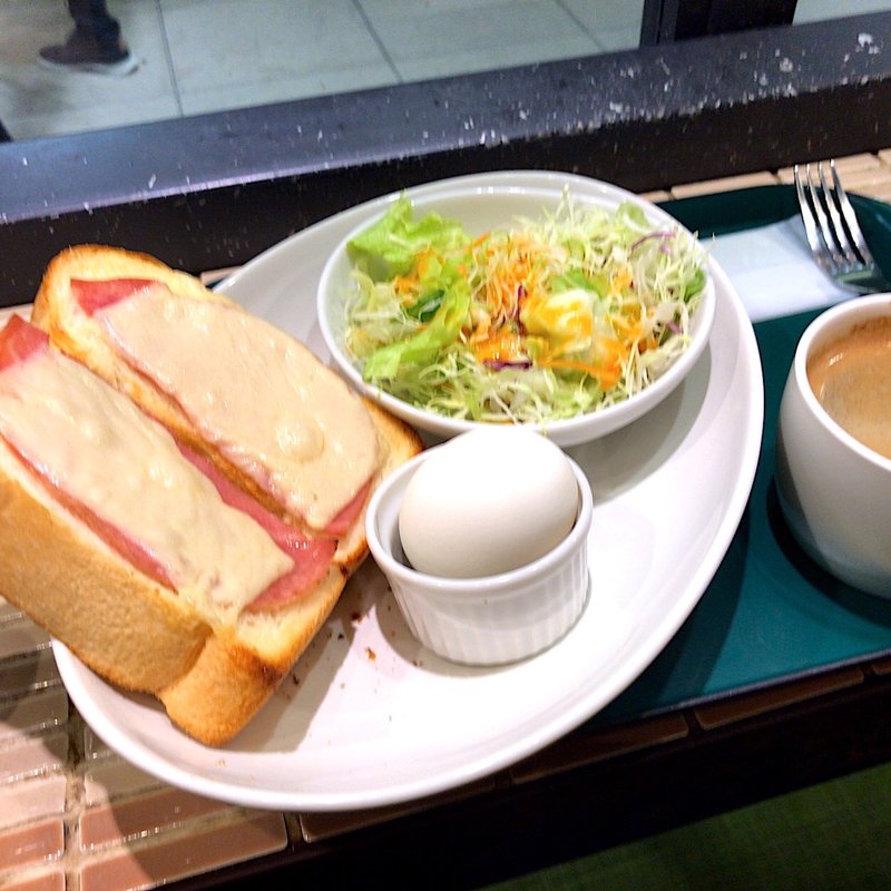 モーニングセット(ハムチーズトーストセット)(プロント 新横浜駅店 （PRONTO）)