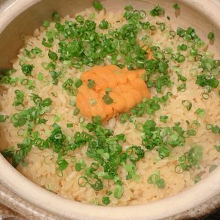 雲丹の炊き込み土鍋御飯(茶良ら （さらら SALALA）)