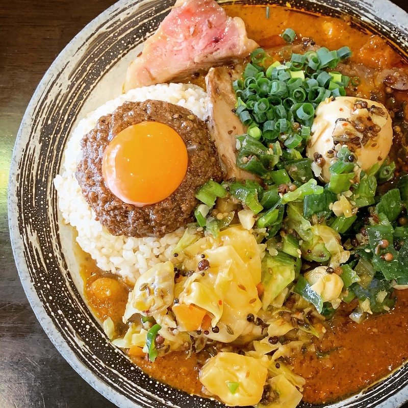 STF並盛 ローストポーク 中華アチャール ネギアチャール ハンマーカンマー(吉田カレー  )