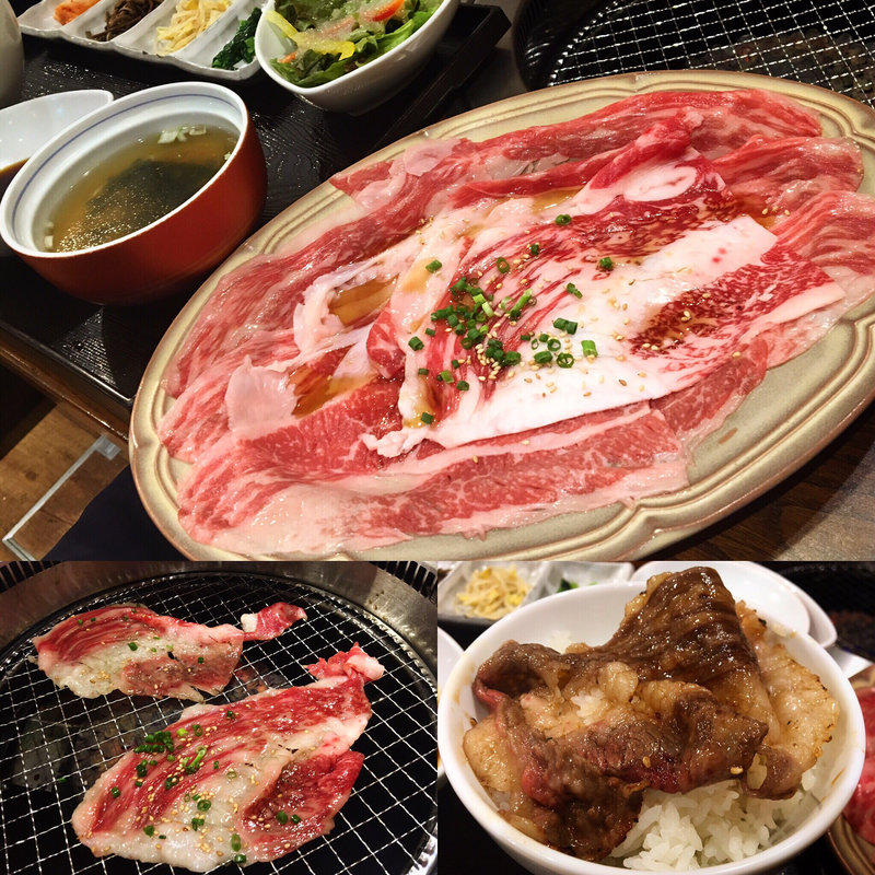 焼肉ランチ 180g特盛(五島牛一頭買い焼肉 黒バラモン 田町店)