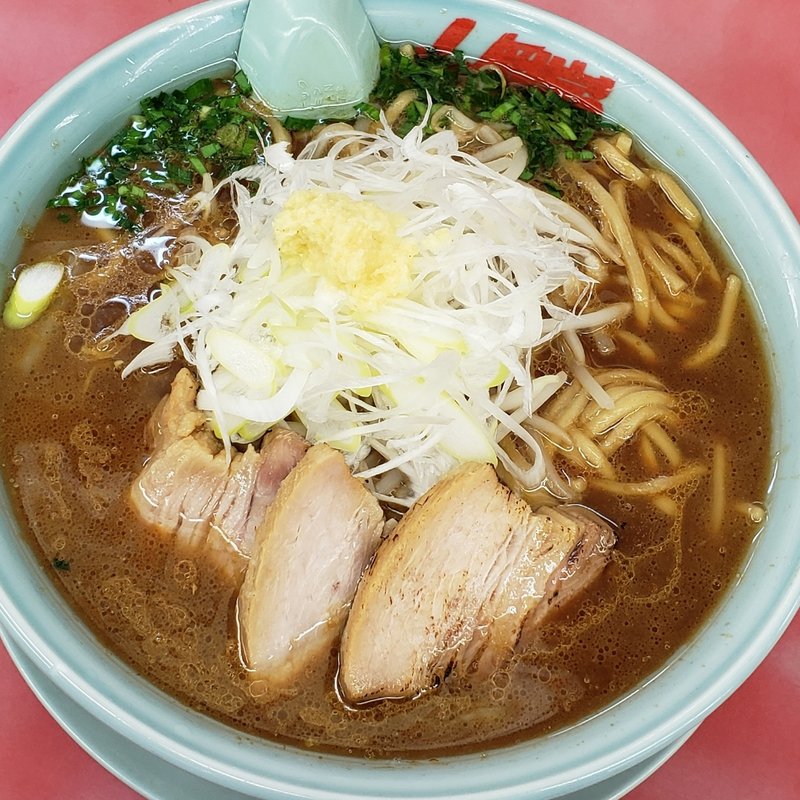 豚バラ生姜醤油らーめん(山岡家 富士店 （やまおかや）)