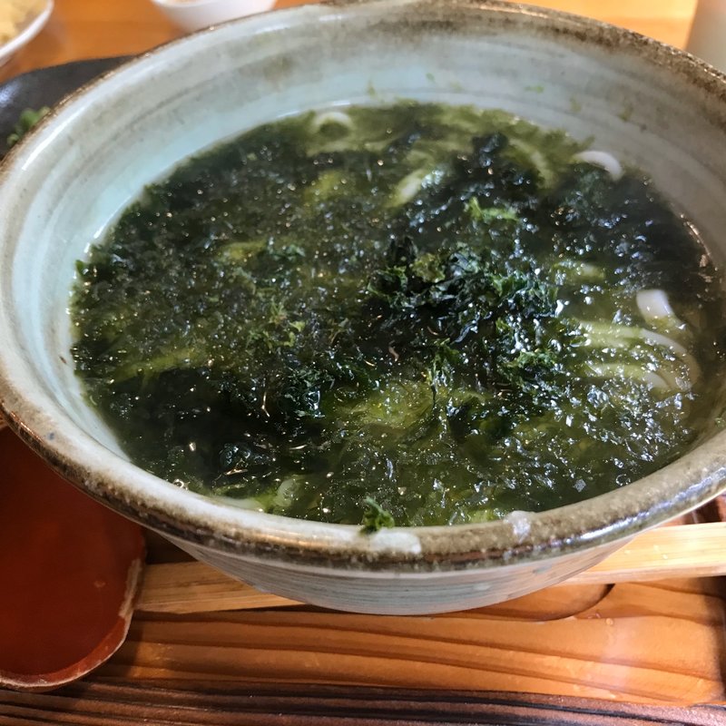 あおさうどん(うどん匠人 岡本 )