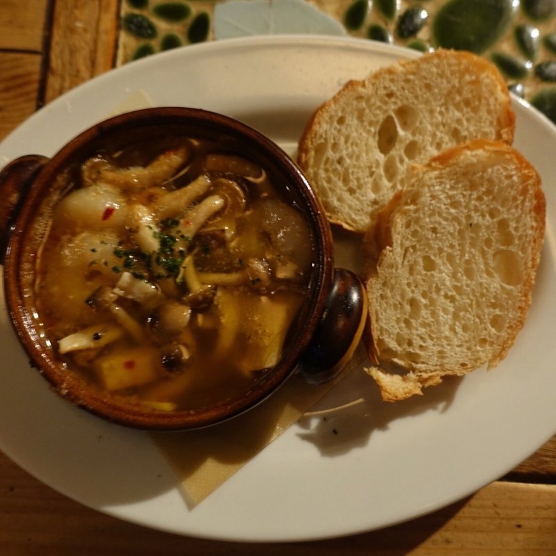 きのこのアヒージョ(アポロカンパニー)