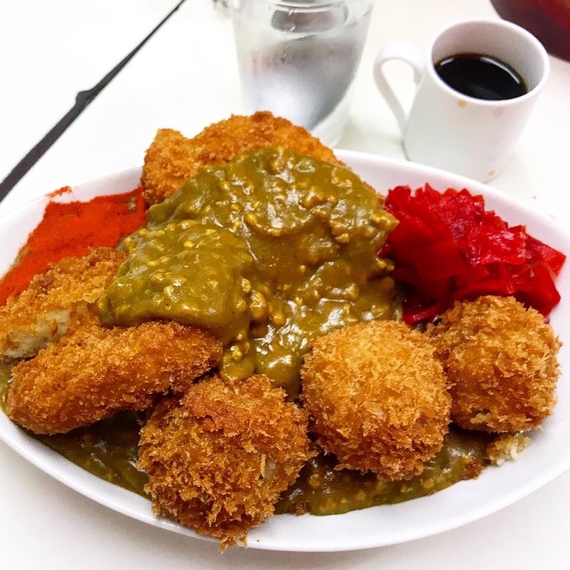コロッケシュウマイカレー(まんてん )
