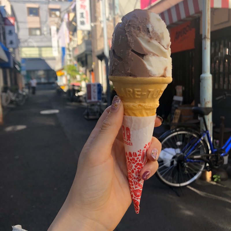 ミックスソフトクリーム(蘭花車 ランカシャ)