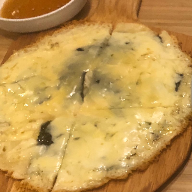 海苔チーズチヂミ(李さんのキムチ )