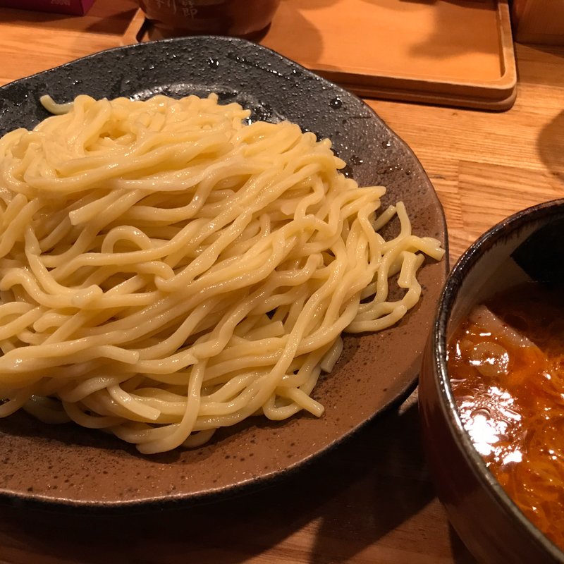 辛味つけ麺　大盛り(つけ麺屋 やすべえ 道頓堀店 )