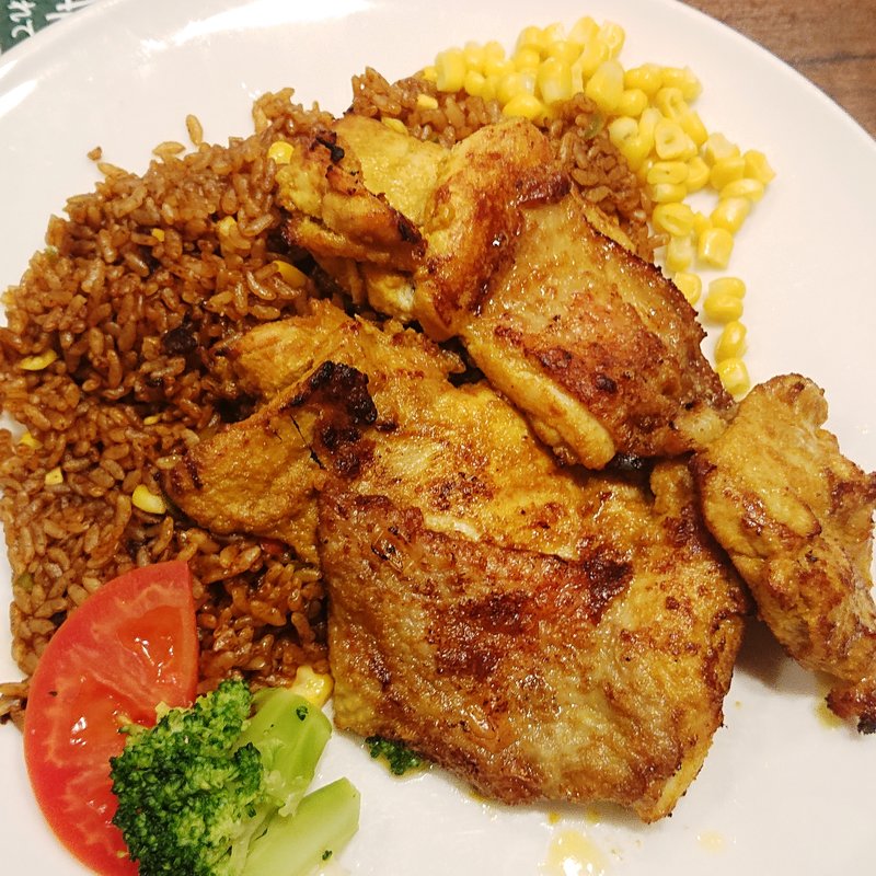 タンドリーチキン＆メキシカンピラフ(ジョナサン アトレ川崎店)