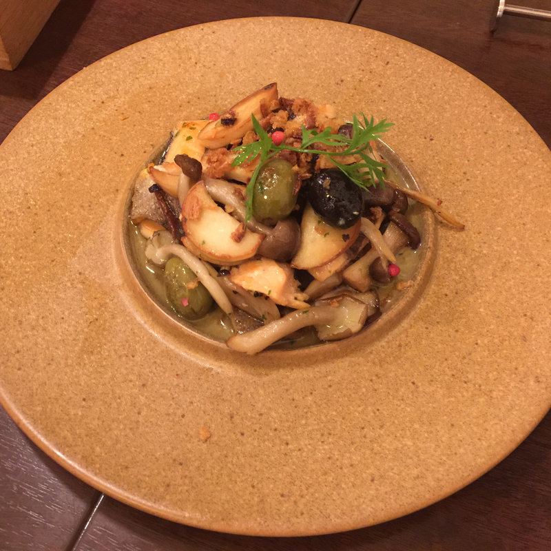 シャケと季節野菜のソテー(RISTRATTORIA filo)