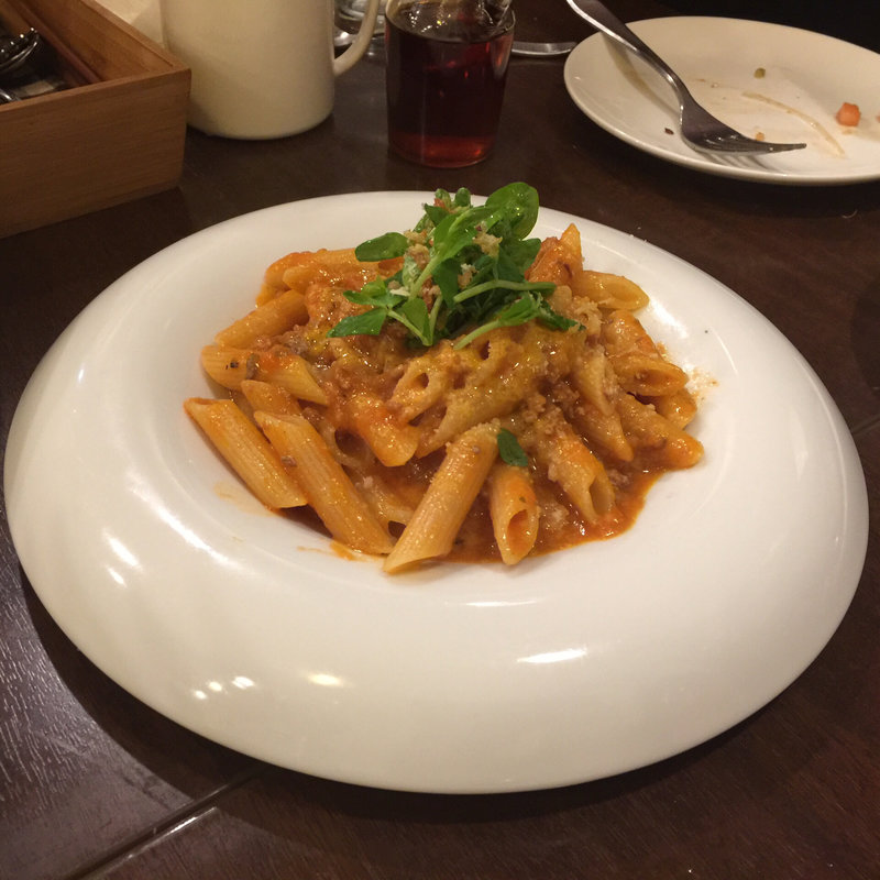 ペンネアラビアータ(RISTRATTORIA filo)