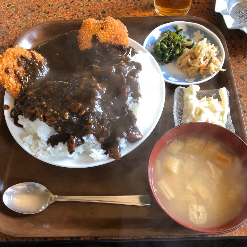 カツカレー定食(叶食堂 )