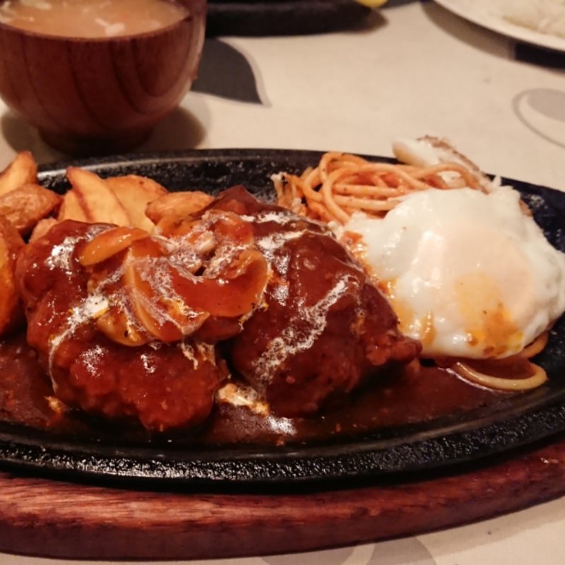 ハンバーグセット(ふじかわ)