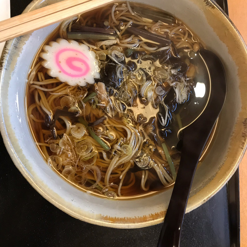 山菜そば(田中庵)