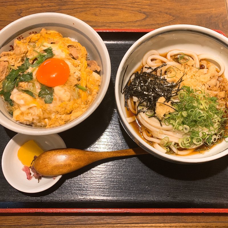 親子丼うどんセット(大盛)(こがらや 堀江店)