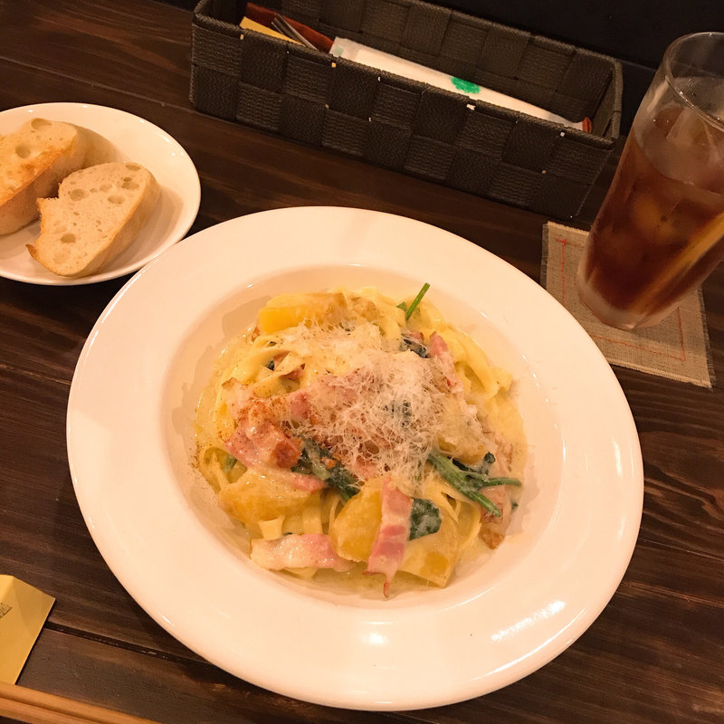 さつまいものクリームパスタ(Tino)