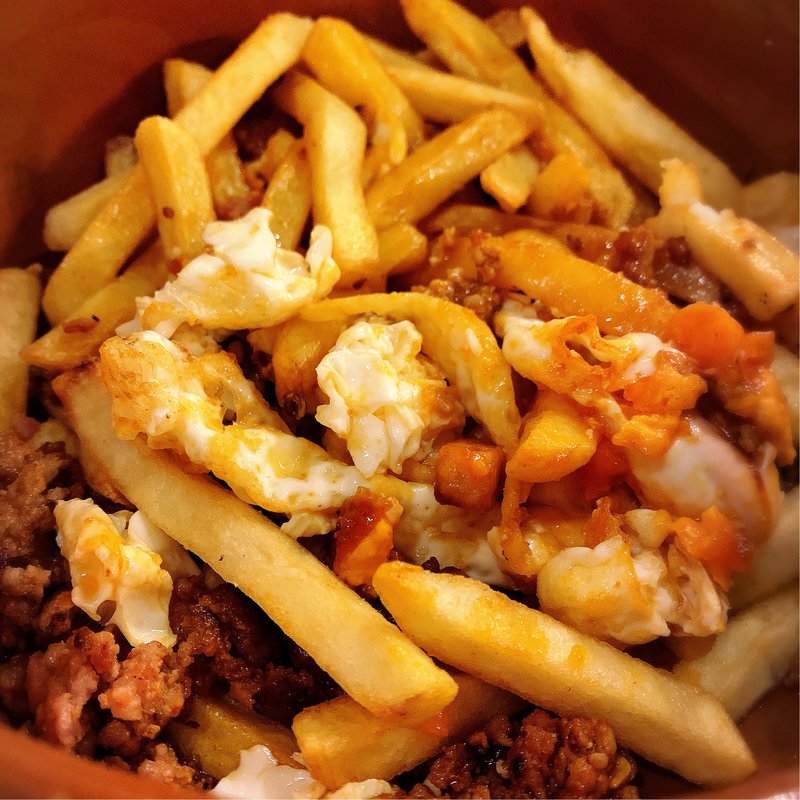 ウエボロト+豚挽き肉のスパイシー焼き(バル ポルティージョ （Bar Portillo）)