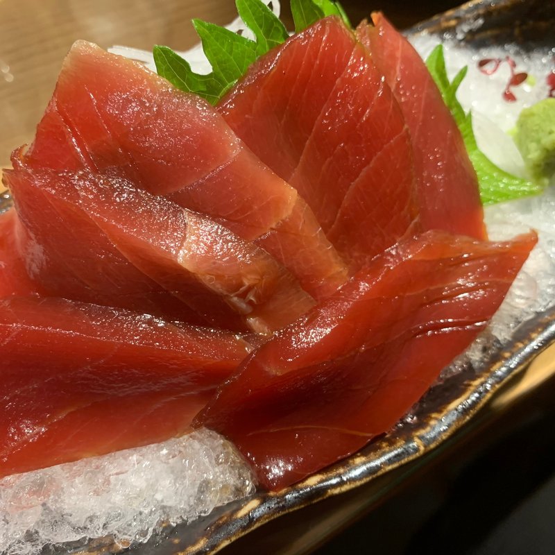 マグロの漬け(すしの助 肥後橋店)