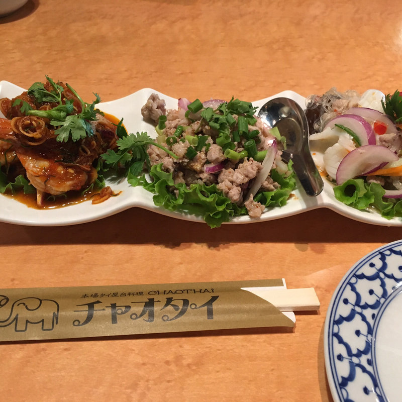 3種のサラダ(チャオタイ 川崎店)