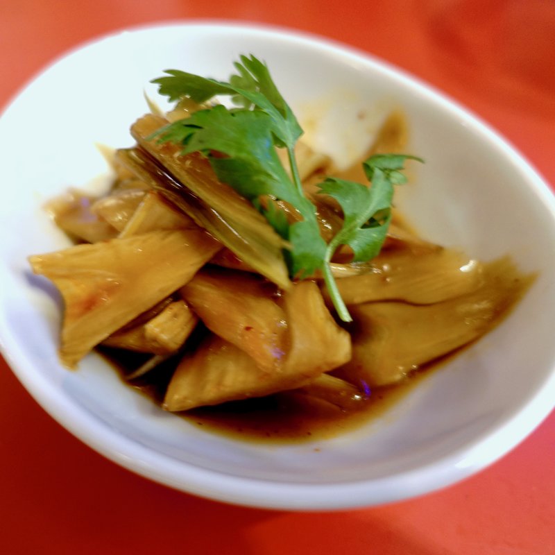 セロリ中華漬け(大衆スタンド 東野田四丁目)
