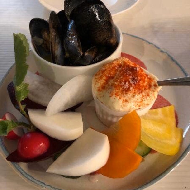 ムール界と野菜のアイオリ(バーマン)