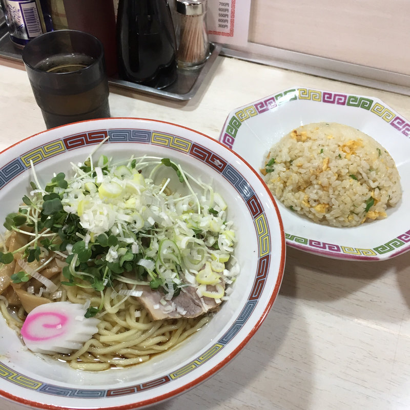 チャーハン宝そばセット(宝華 東小金井総本店)