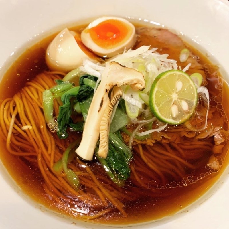 限定　松茸の醤油らーめん(八咫烏)