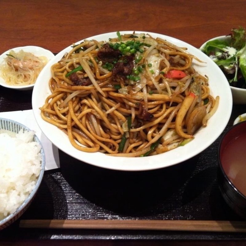 焼きそば定食(博多慶州 銀座店)
