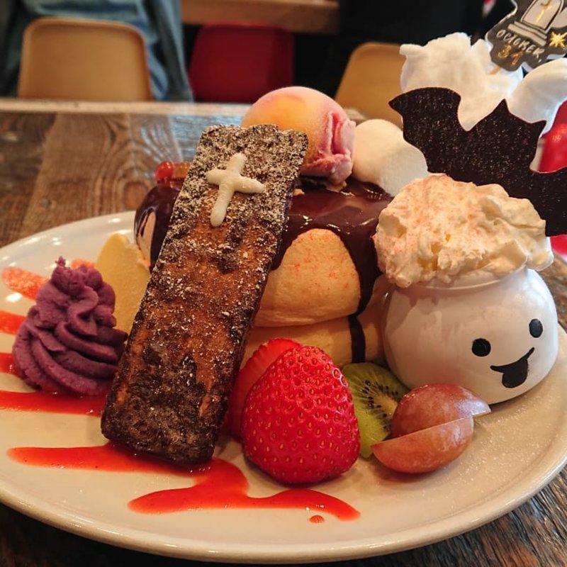 ハロウィンパンケーキ(プランピーパンケーキス （plumpy pancakes）)