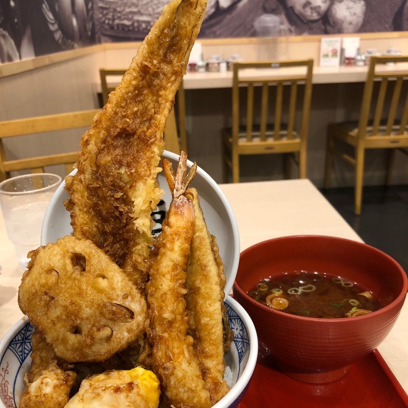 穴子天丼(えびのや 大阪駅前第3ビル店)