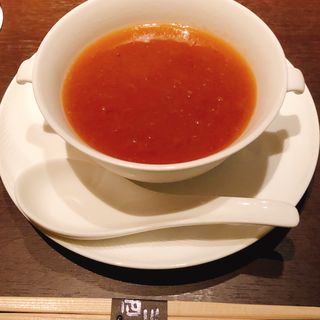 コニッシュジャックのスープ オイスターソース仕立て(四川)