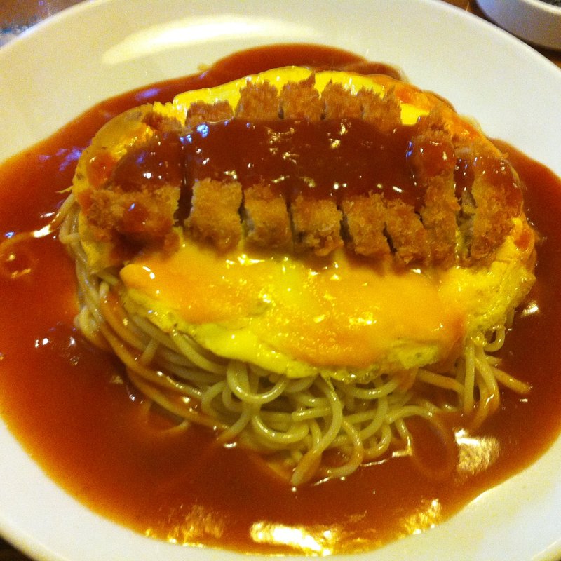 あんかけスパ　かつ玉(パスター浥)