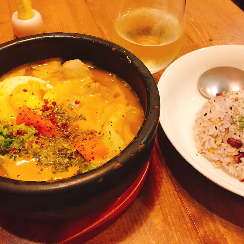 野菜とチキンのスープカレー(Spice&Sweets ＫＡＪＵ)