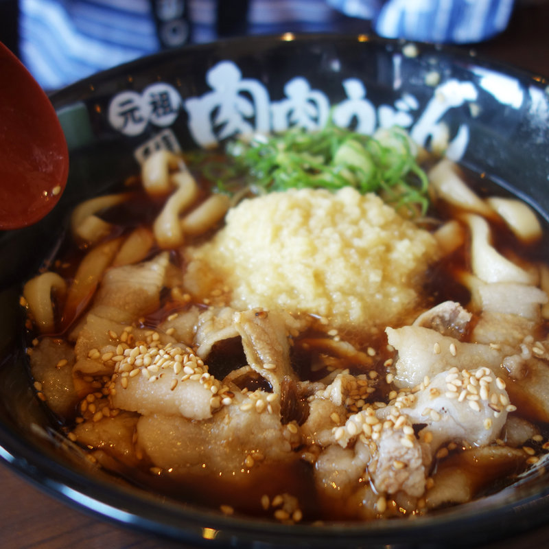 温豚しゃぶうどん(肉肉うどん 大橋店)