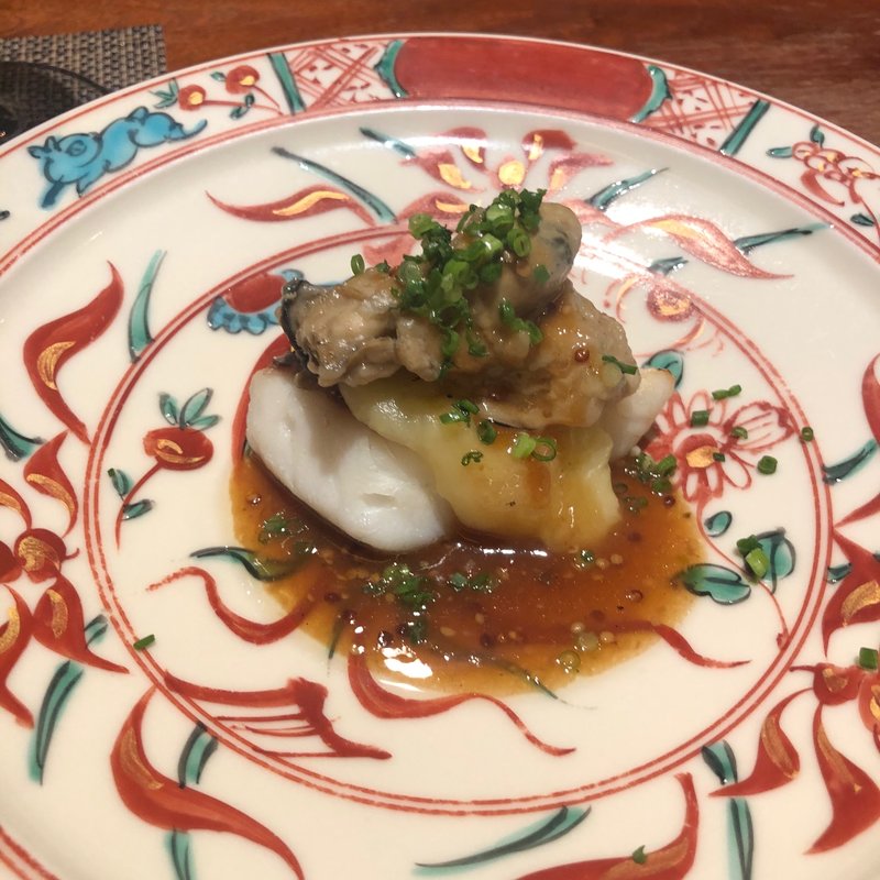 牡蠣と鯛(幸せ三昧)